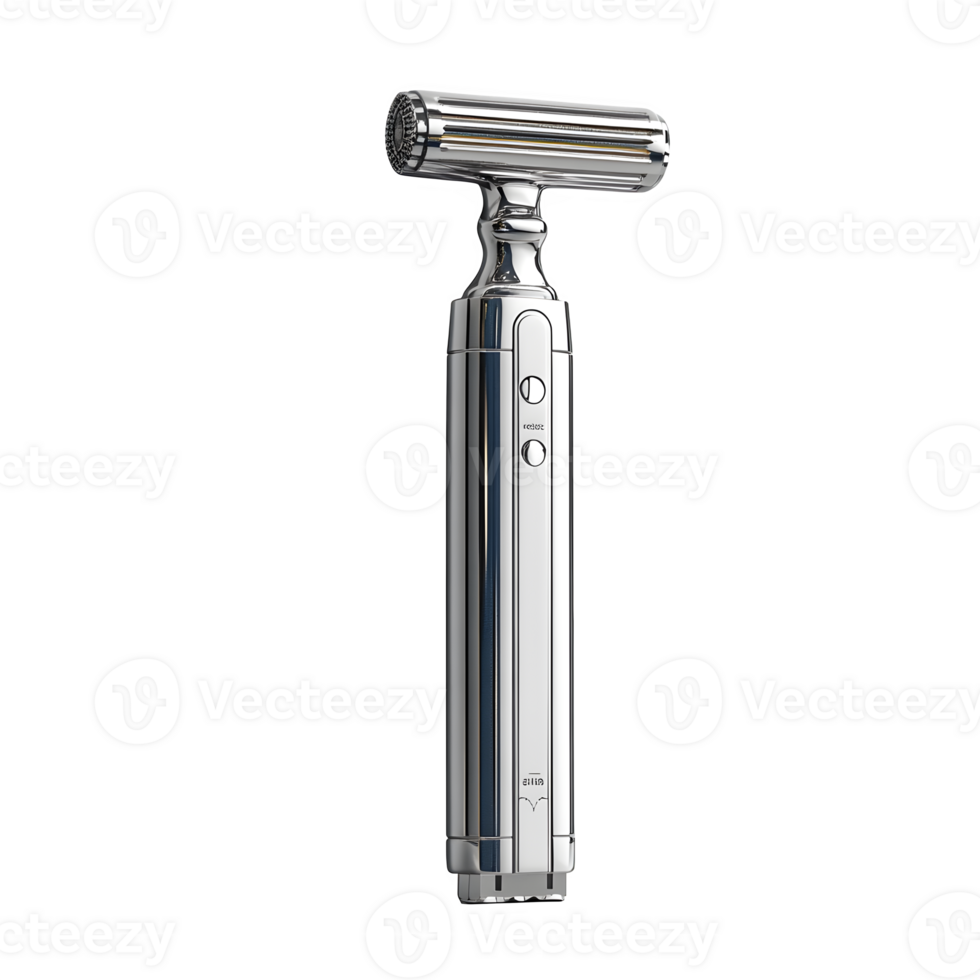 Elegant Chrome Microphone Studio Recording Device Professional Audio Equipment png