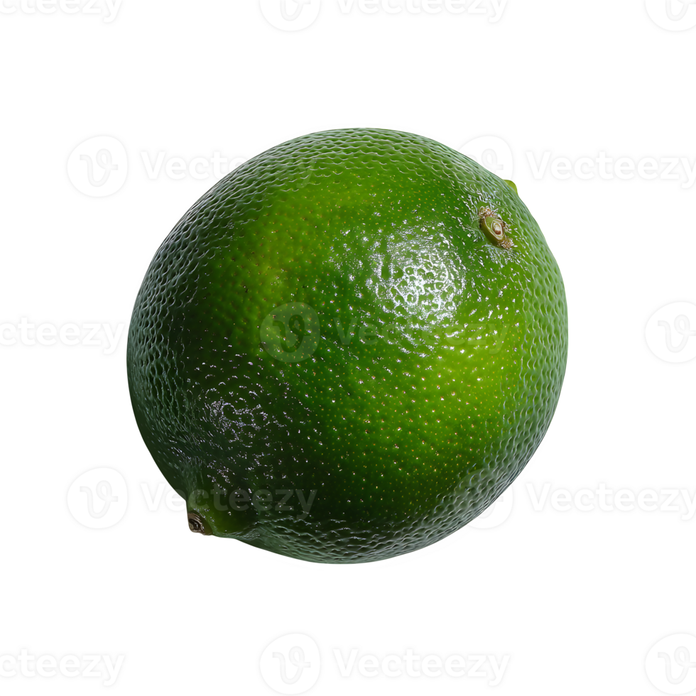 Fresh whole Spanish lime fruit isolated on white background perfect for food blogs recipes and culinary websites showcasing vibrant citrus textures png