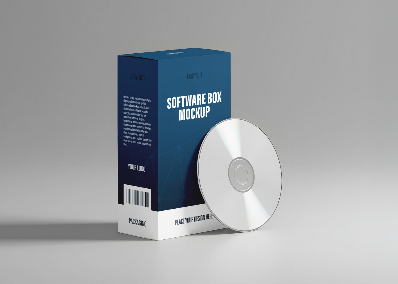 Software Box Mockup psd