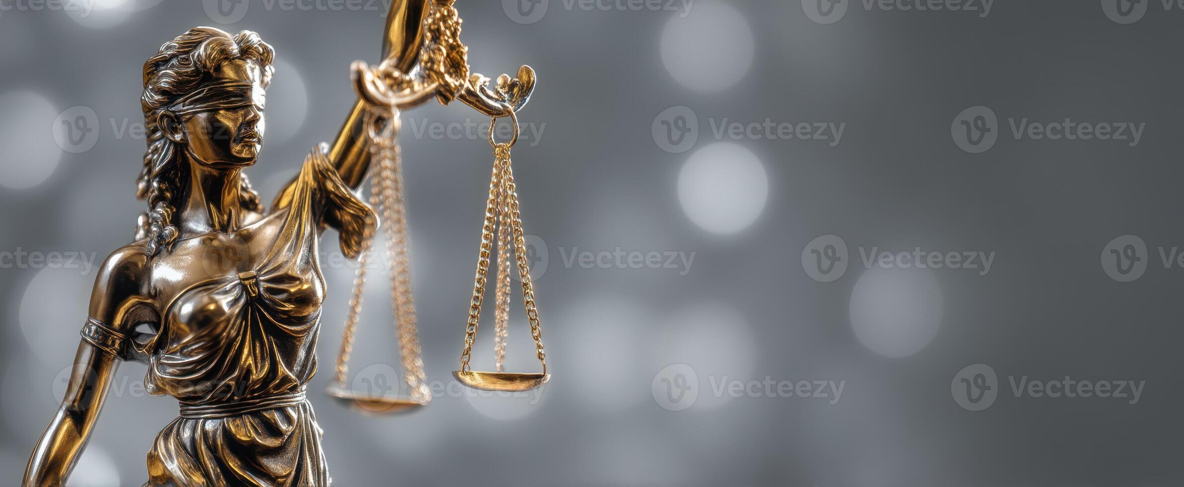 The Justice Statue Representing Balance and Fairness in the Legal System photo
