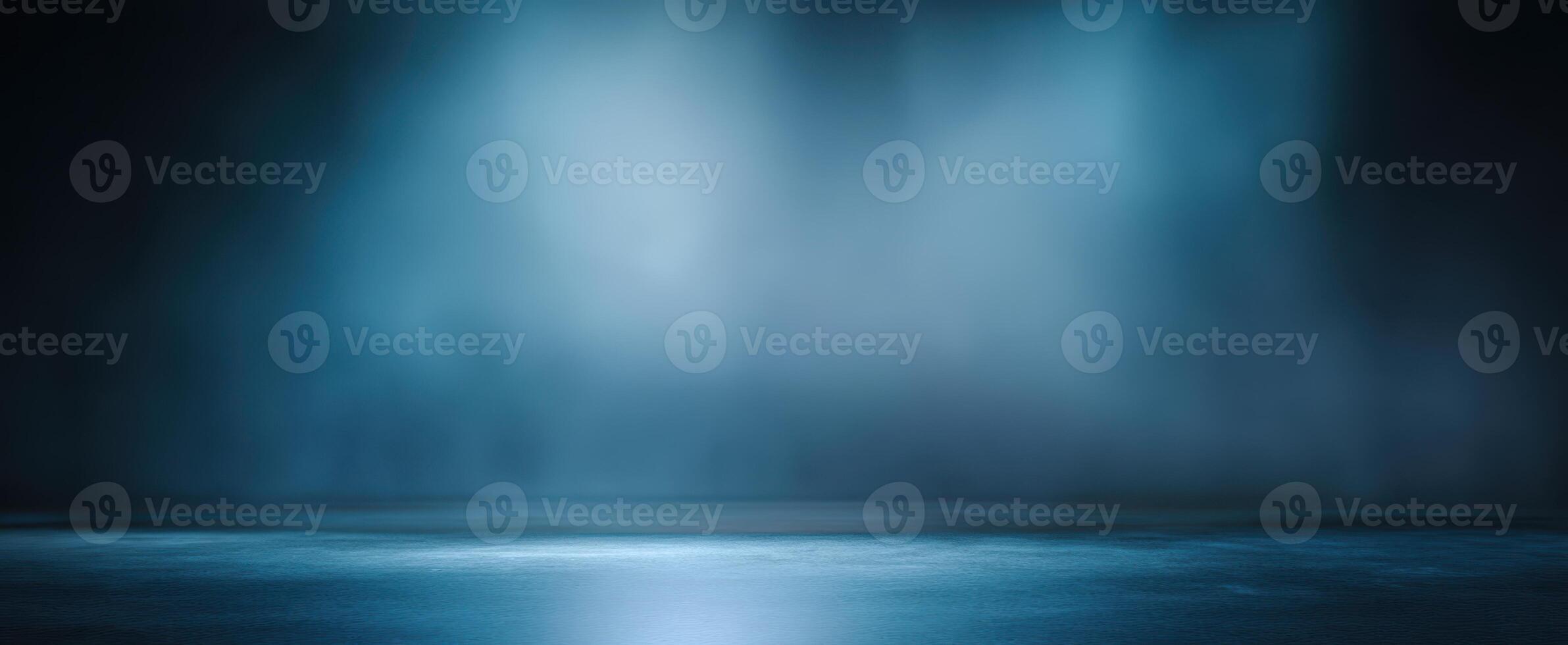 The captivating blue fog creating an atmospheric stage for creativity. photo