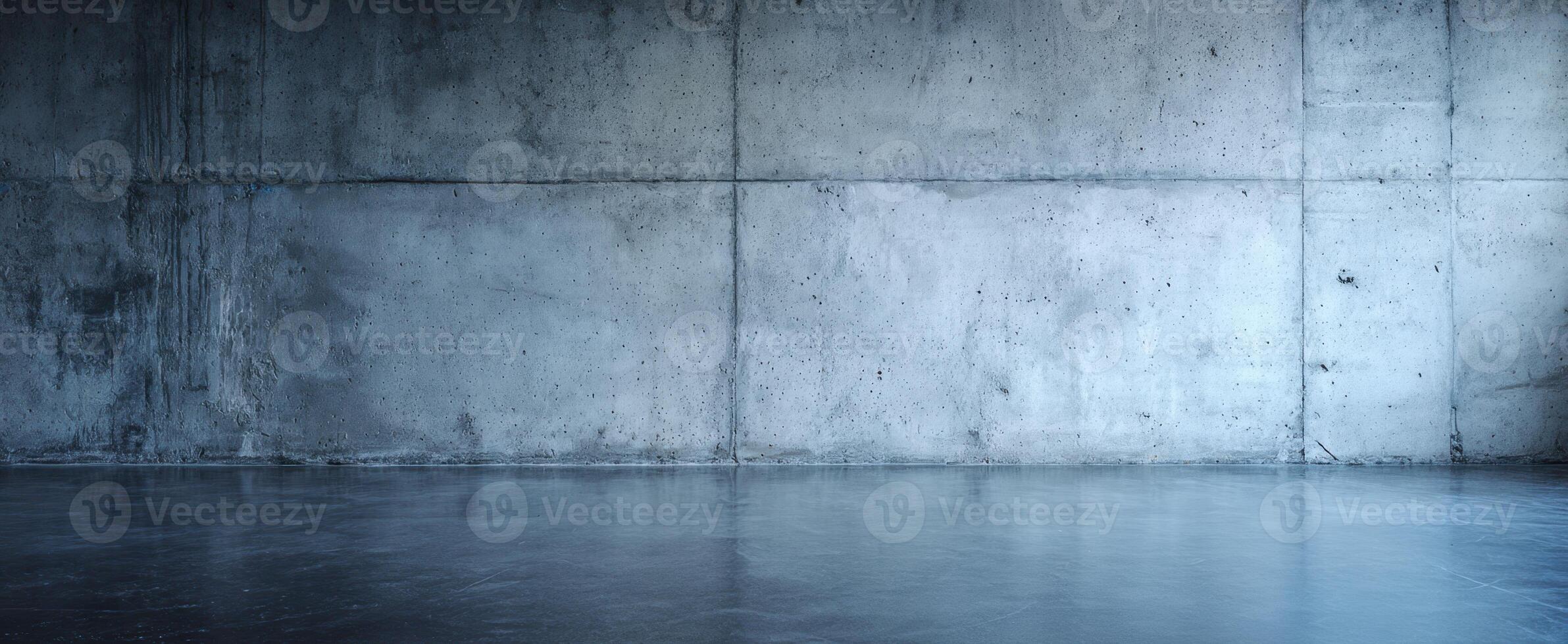 The Concrete Wall and Smooth Floor Create a Minimalist Industrial Space photo