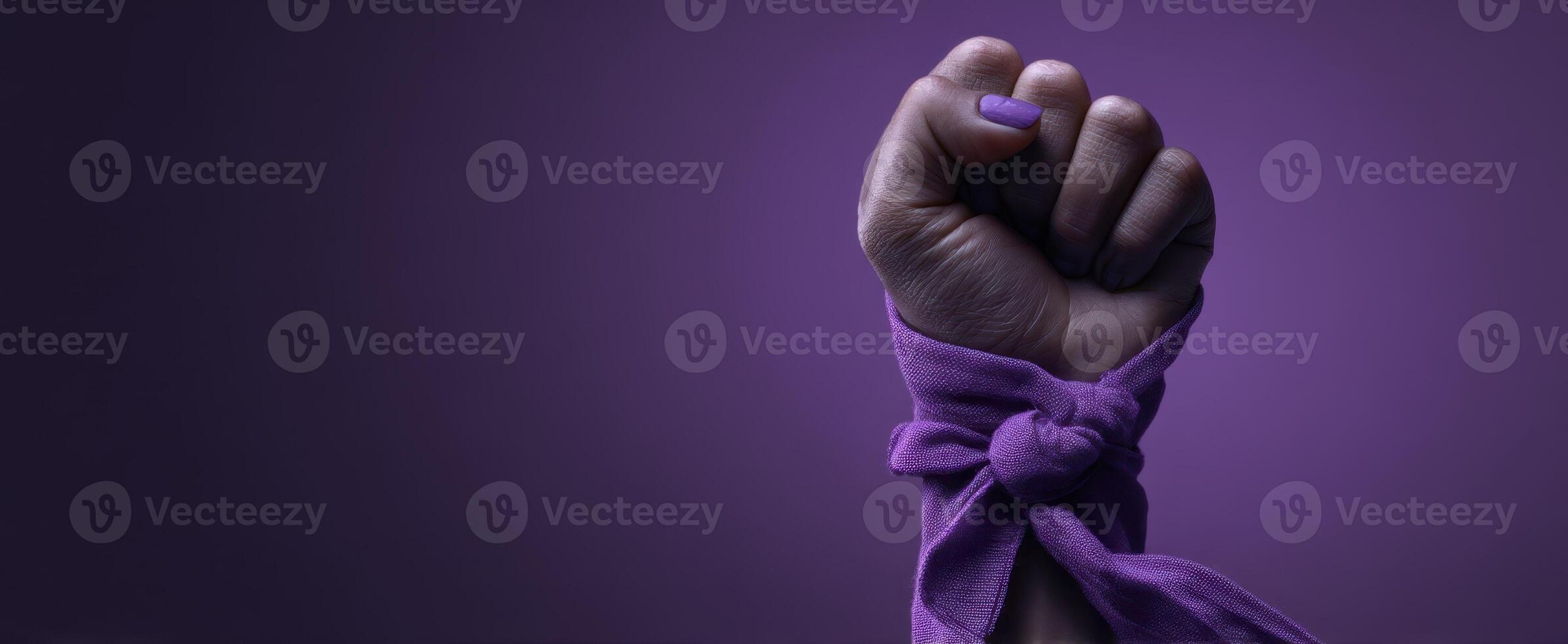 The strong fist symbolizing empowerment and solidarity against injustice. photo