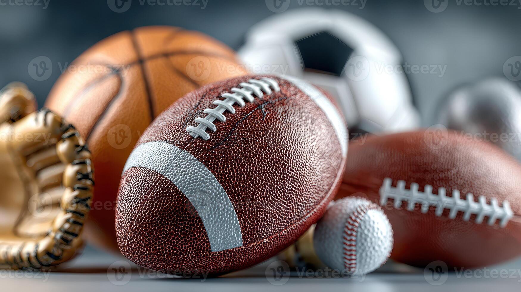 Various Sports Balls Displayed Together in Indoor Setting During Daytime photo