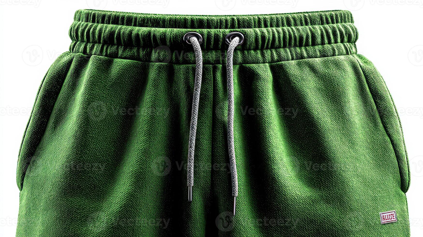 Comfortable green sweatpants designed for casual wear and outdoor activities during any season photo