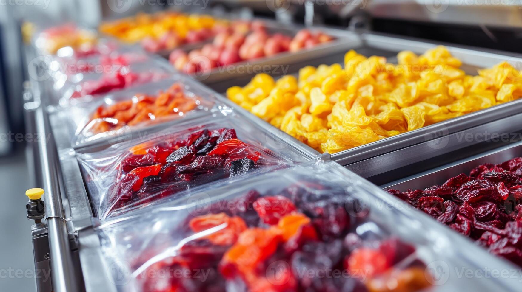 Dried Fruit Production Line with Various Colors and Packaging photo