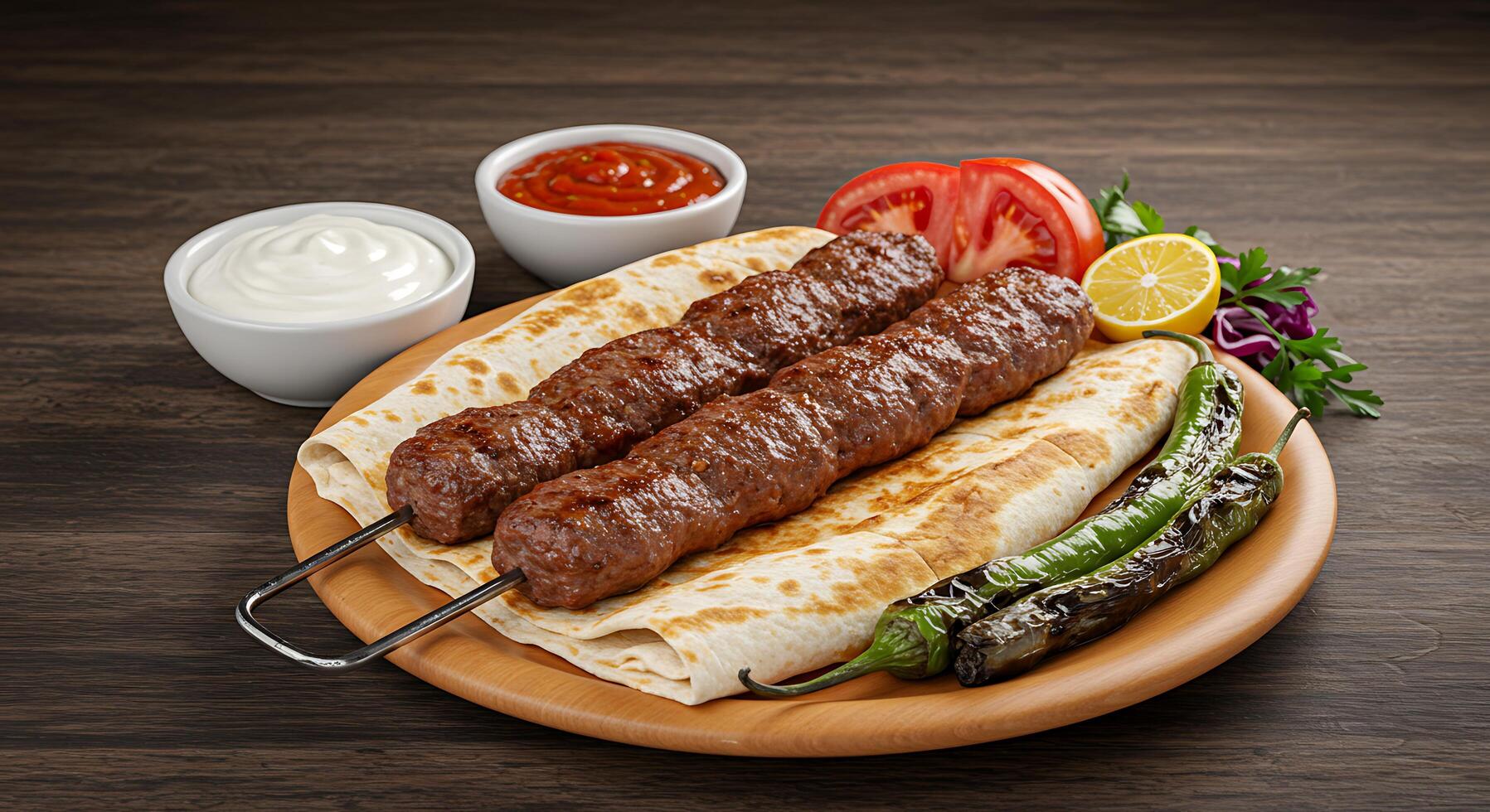 A plate of food photo