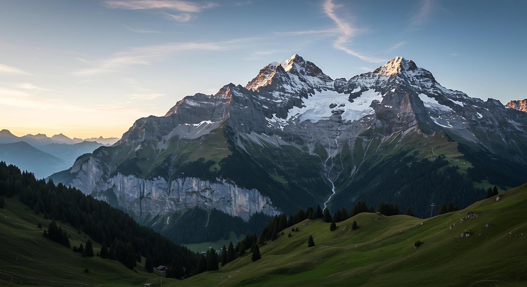 A mountain range photo