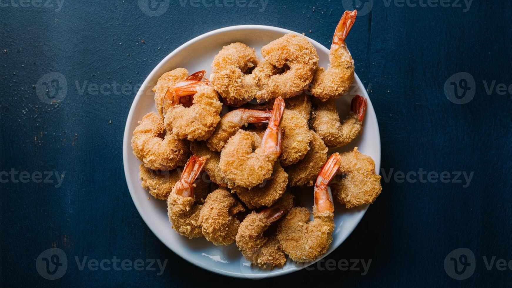 Fried shrimp - Breaded shrimp deep-fried until golden and crispy. photo