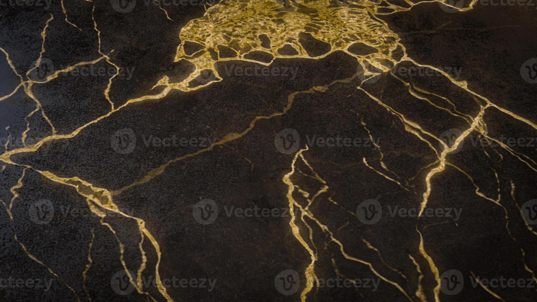 The Black Gold Marble for texture Background 3d Rendering. photo