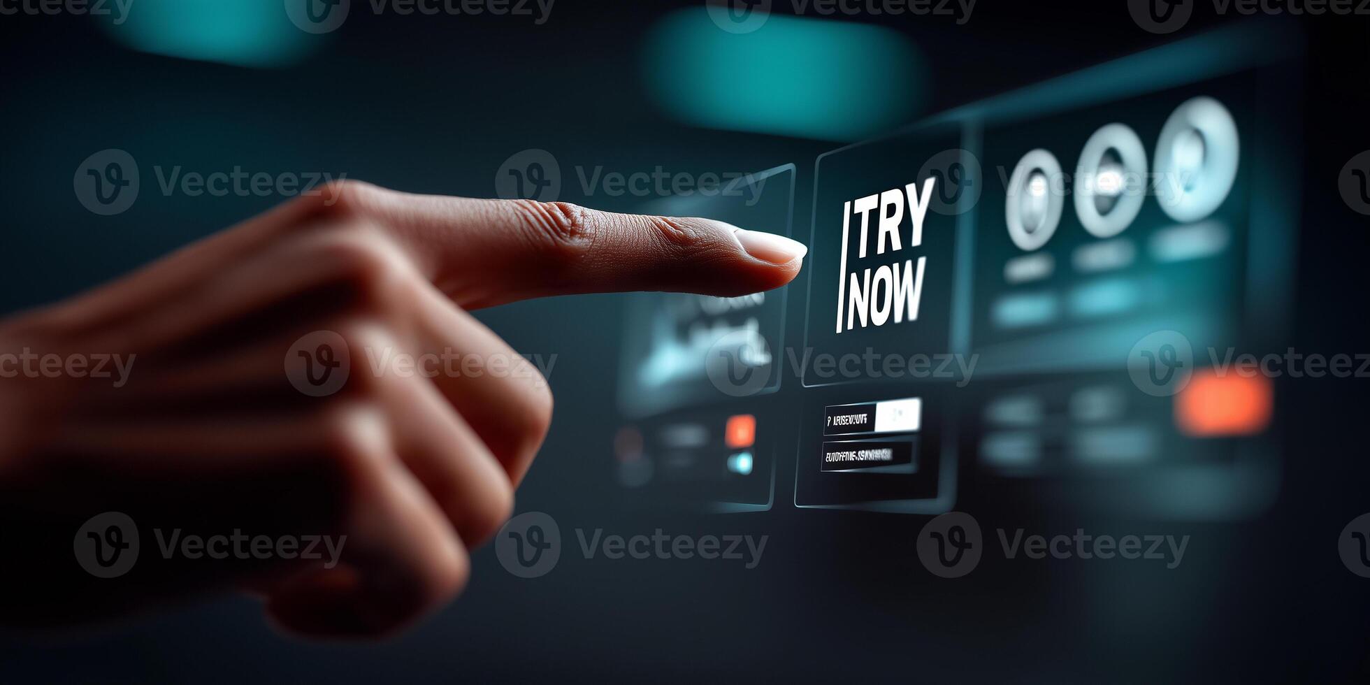 Interactive UI elements showcase product-led growth strategy with real-time data visualization photo