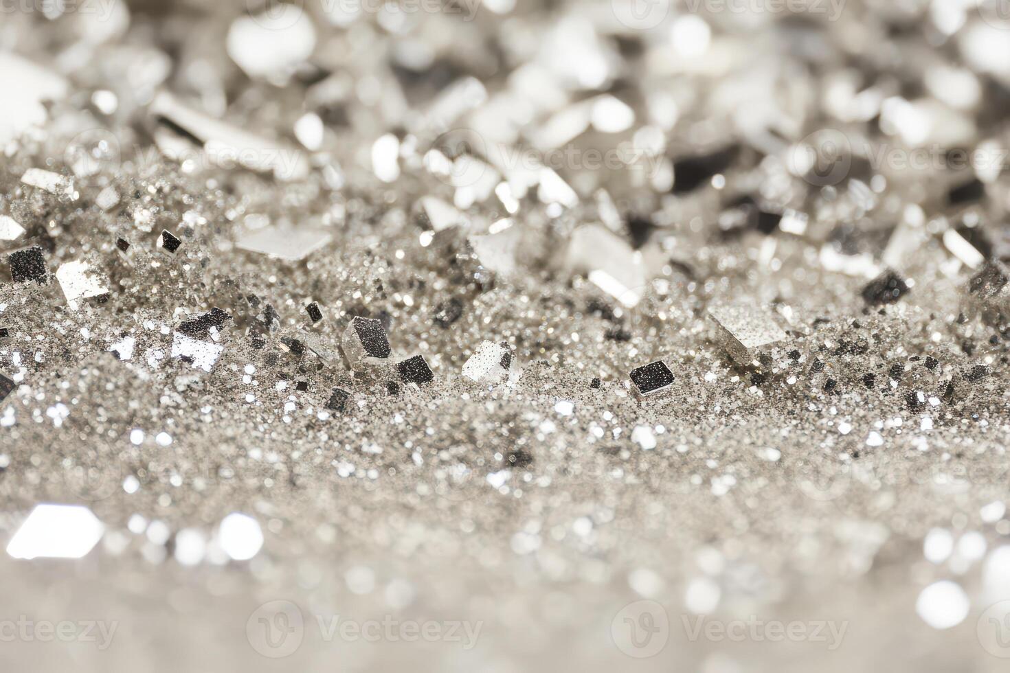 Silver particles create a dazzling effect photo