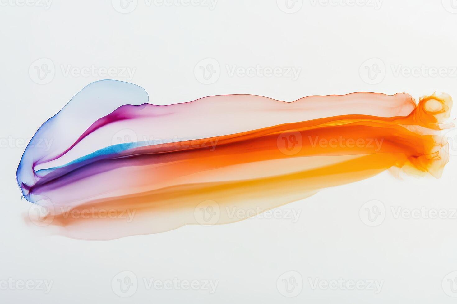Vibrant fluid patterns form abstract art photo