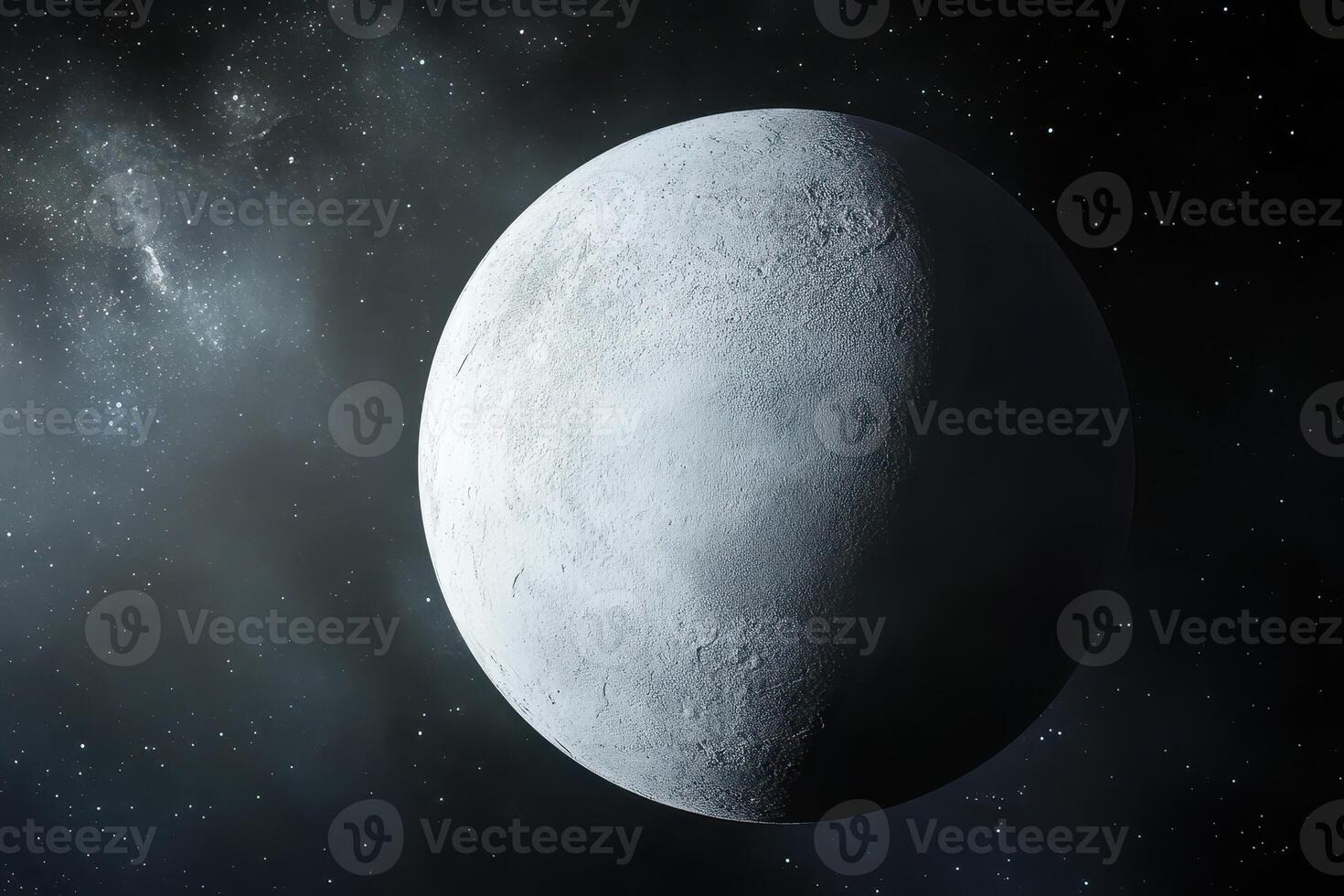 Celestial body in a deep space environment photo