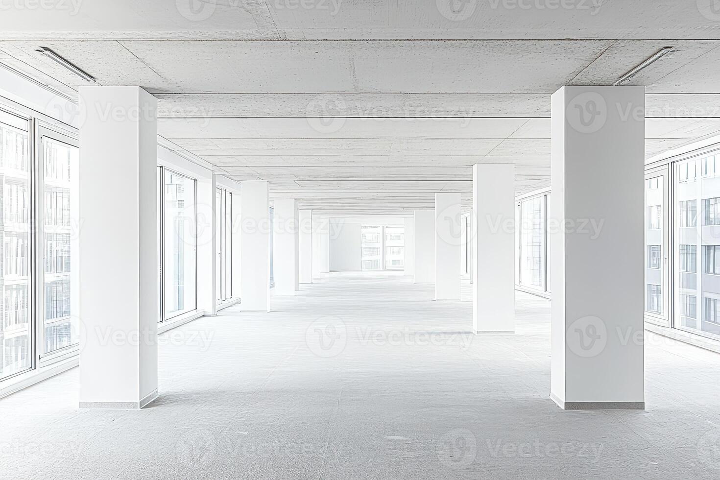 Bright airy office space awaits design photo