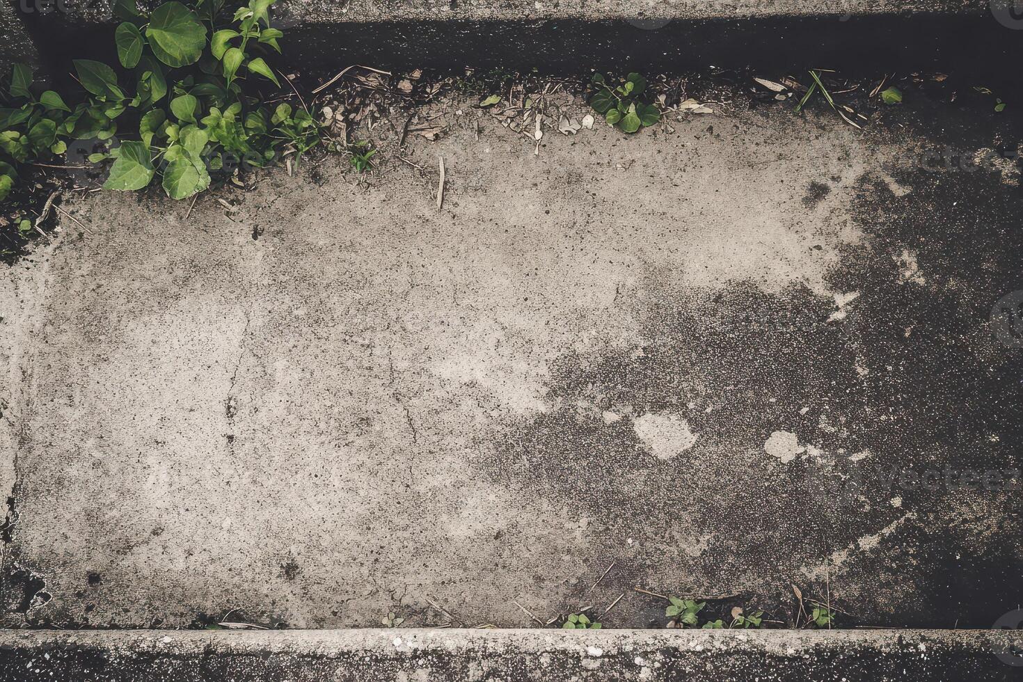 Urban concrete with natural elements photo