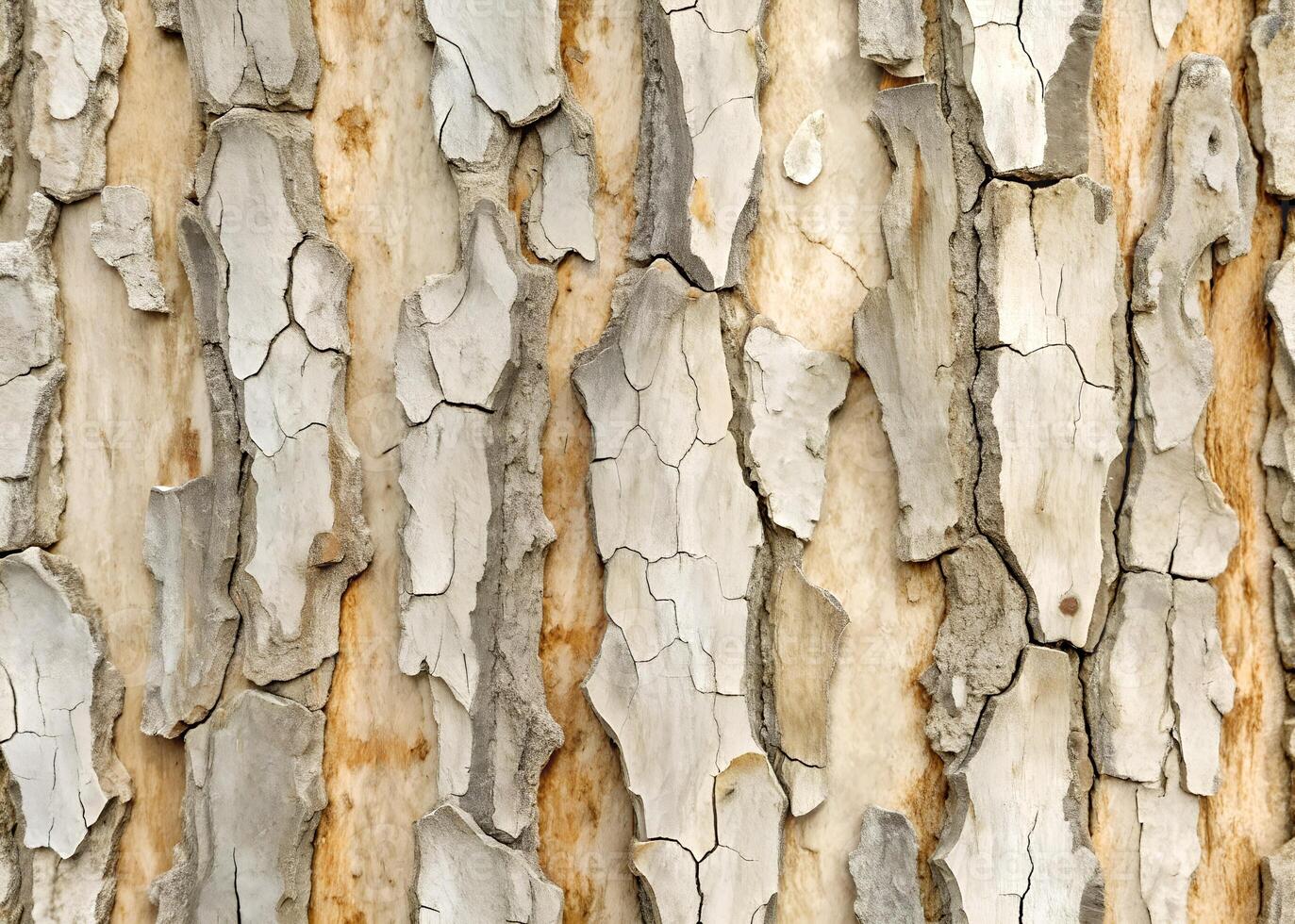 Detailed Texture of Tree Bark Displaying Cracked Surface and Natural Patterns for Artistic and Environmental Use photo