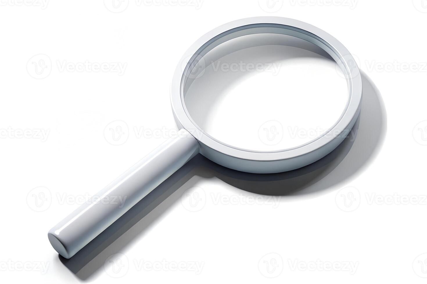 High Resolution Magnifying Glass Illustration for Research Investigation and Clarity in Analysis Projects photo