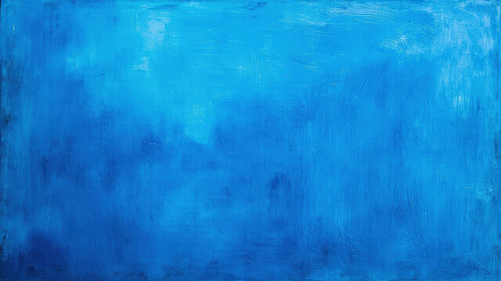 Abstract blue gradient background artwork featuring brushstroke texture and painted surface for design and creative projects photo