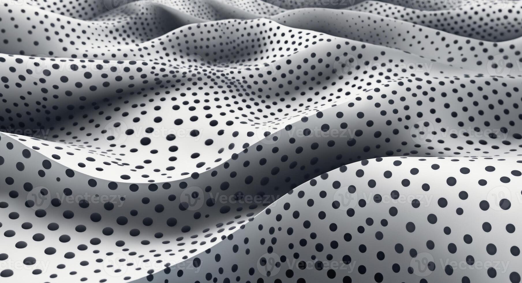A 3d illustration of a polka dot pattern photo