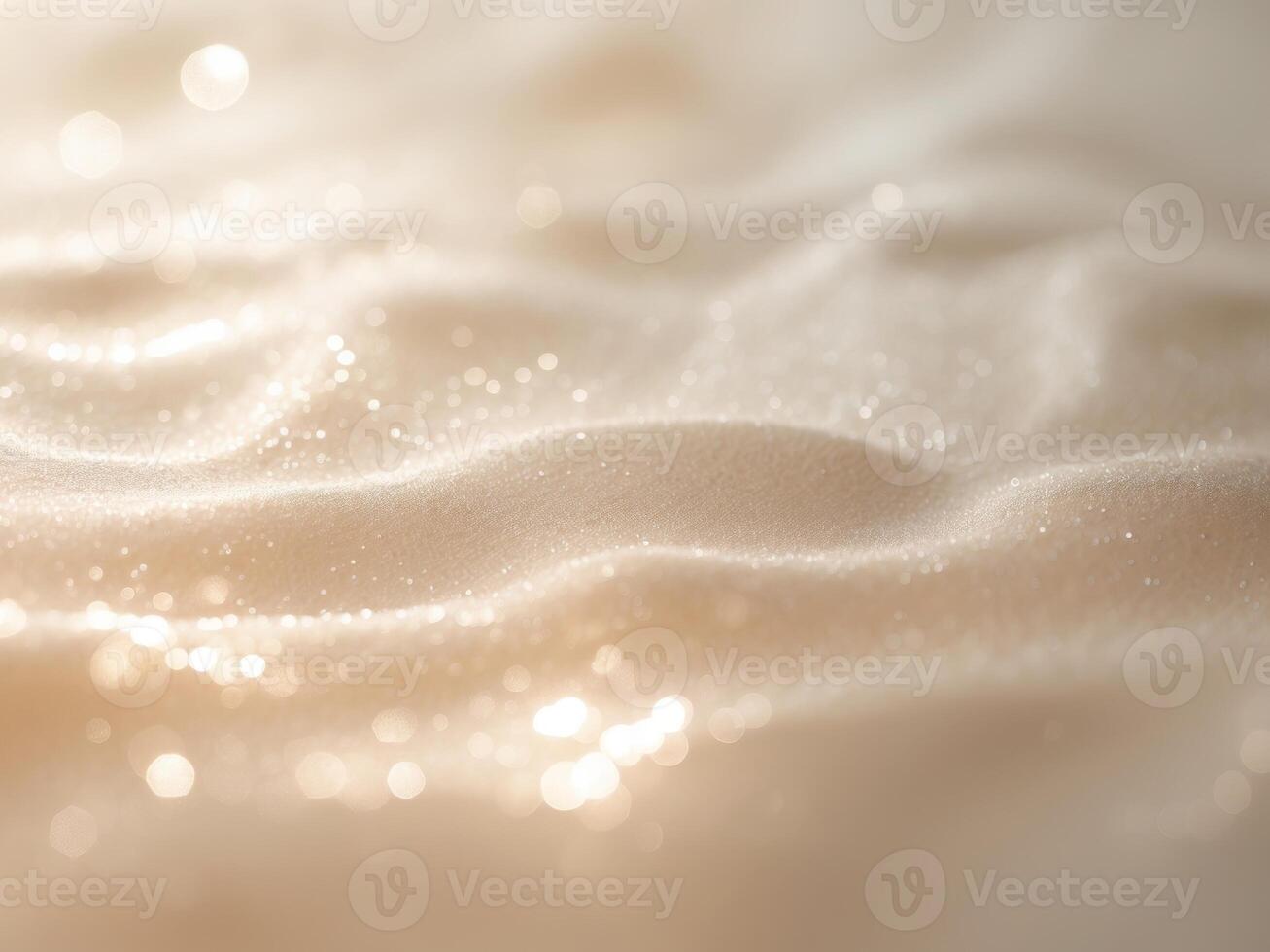 Golden Texture of Fabric with Bokeh, Abstract Elegant Background, Soft and Shiny photo