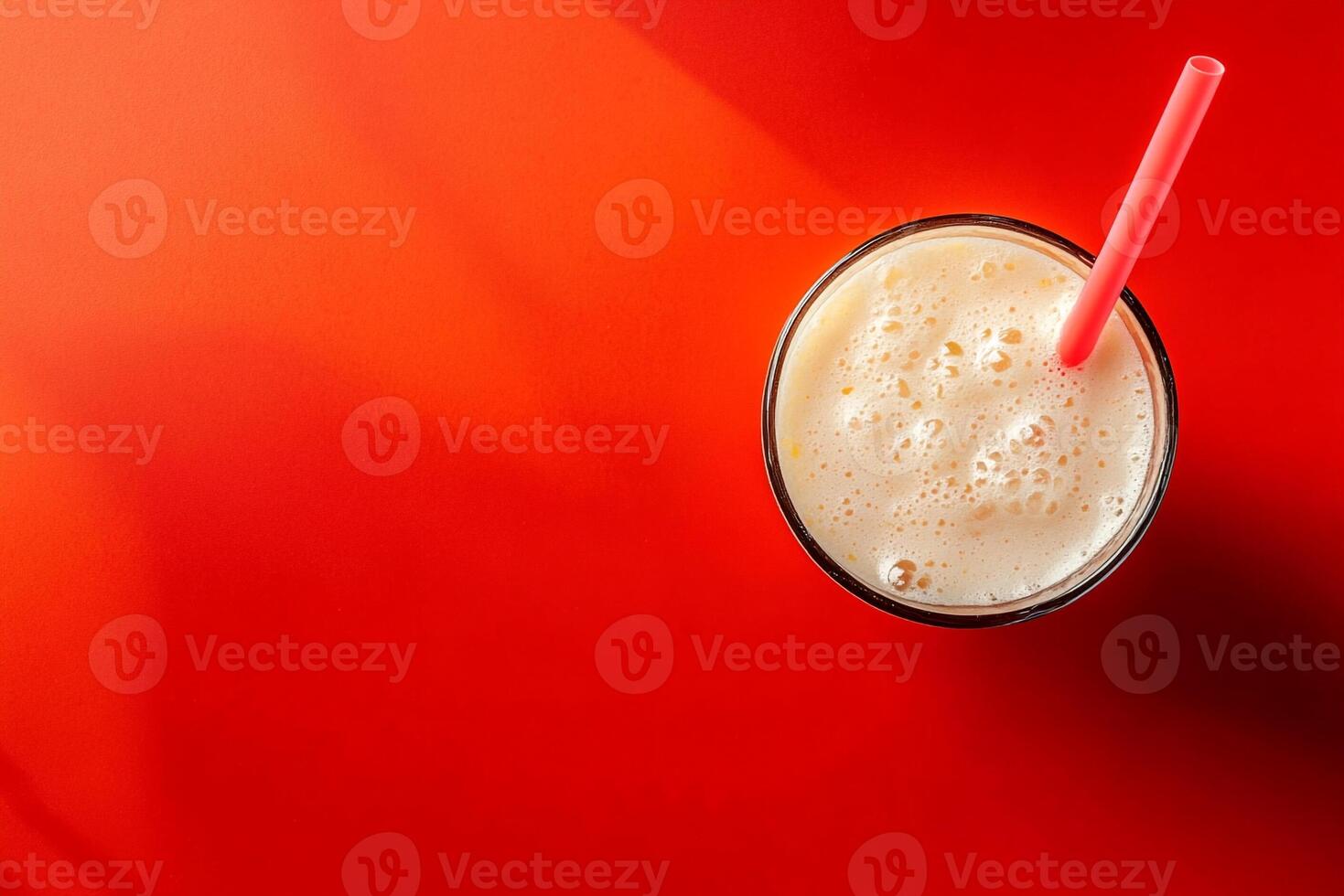 Top View Of Fresh Lemonade On Vibrant Background With Copy Space, Cuisine Photography photo