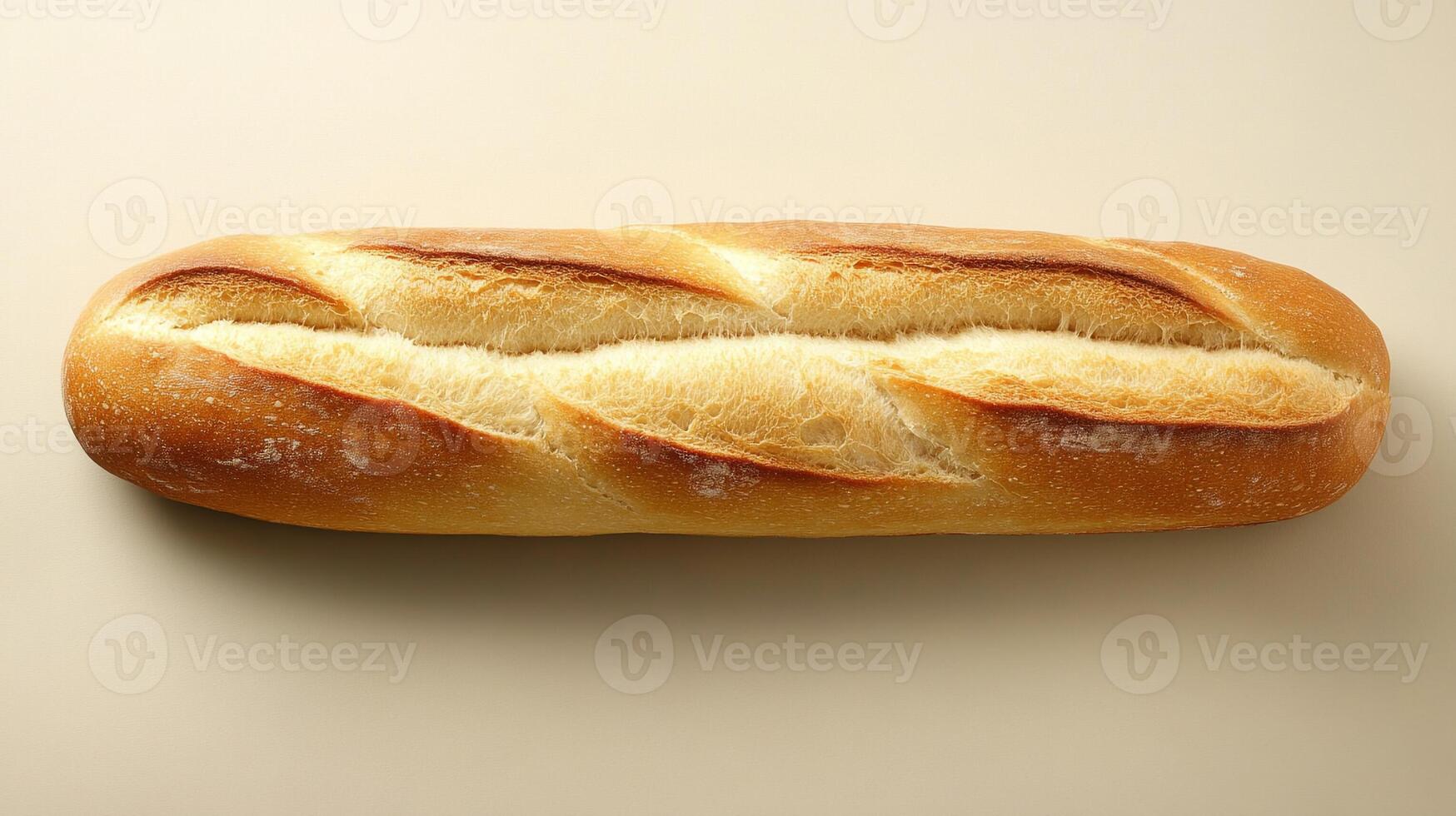 Top View Sourdough Baguette, Food Photography photo