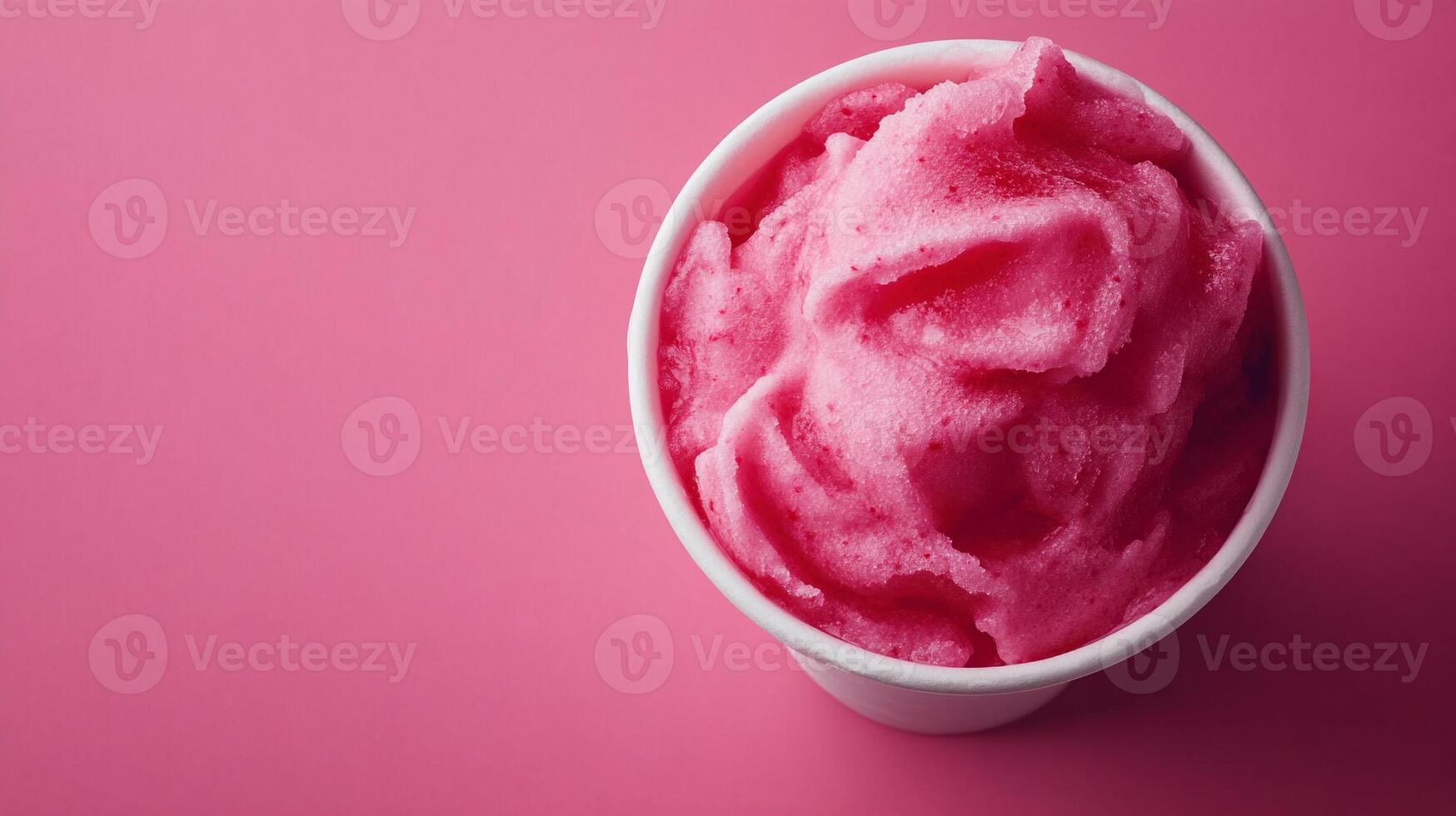 Top View Strawberry Slushie, Food Photography photo