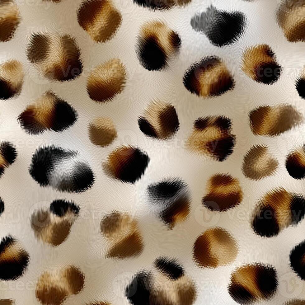 A leopard print fabric with spots photo