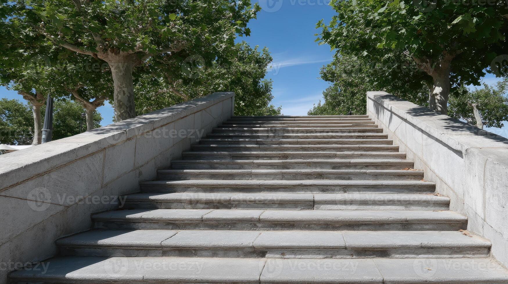 A set of stairs photo