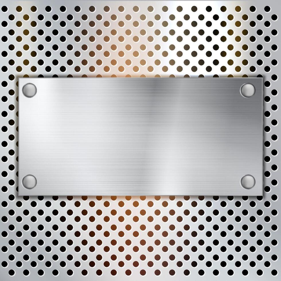 Realistic Metal Surface Texture Background vector