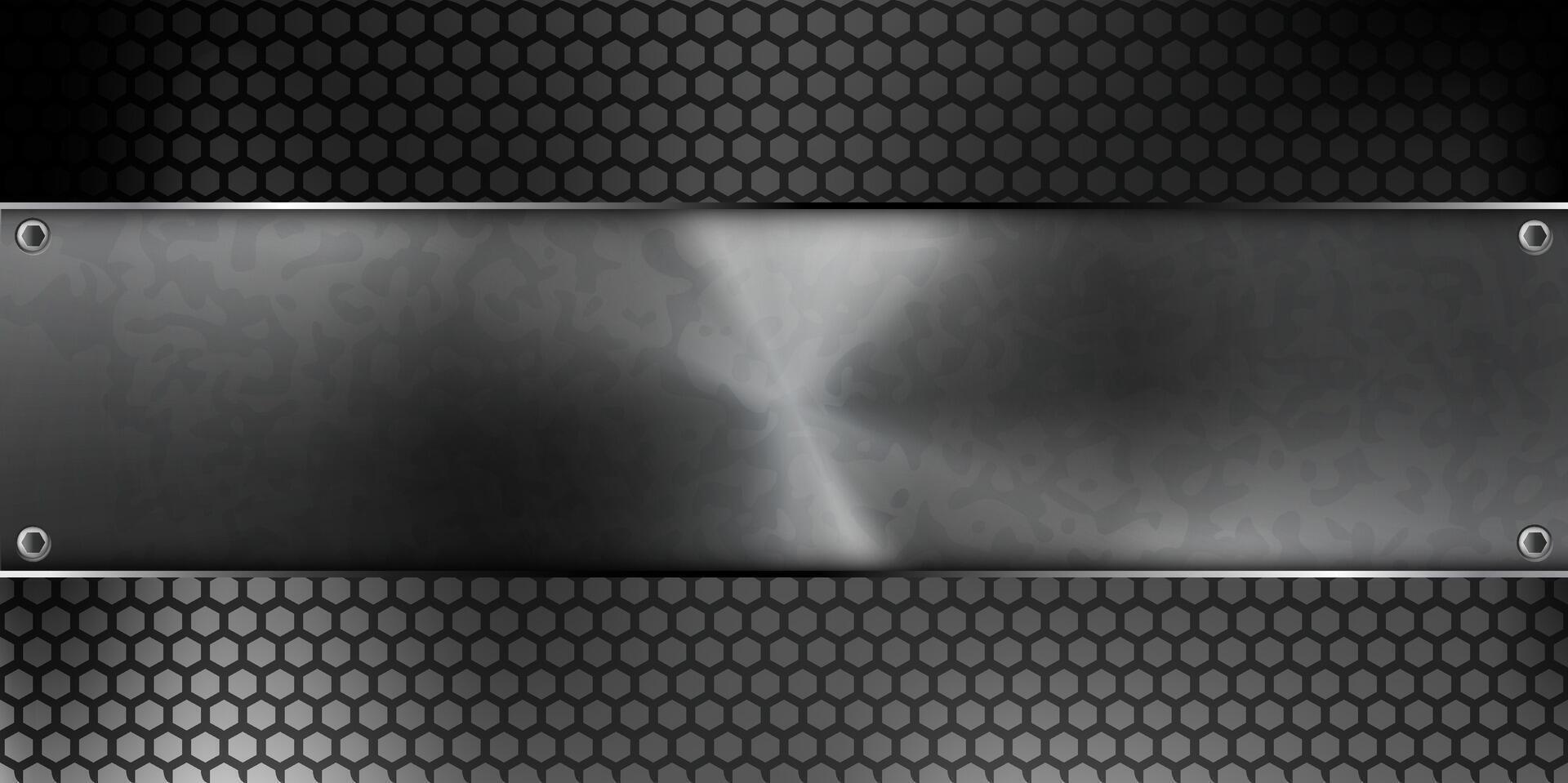 Gray Metal Surface Texture Background vector