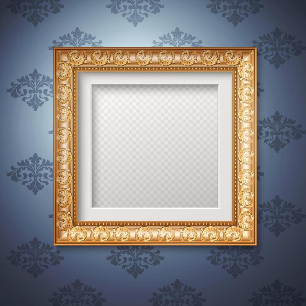 Elegant and Realistic Photo Frame vector