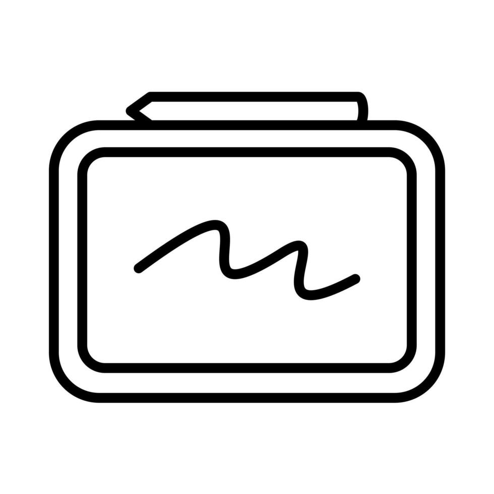 Digital Illustrator with Pen and Tablet vector