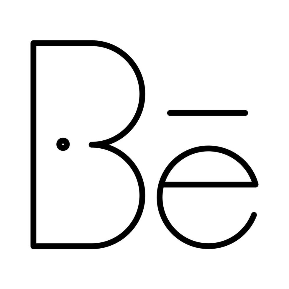 Behance Portfolio Showcase for Creative Works vector