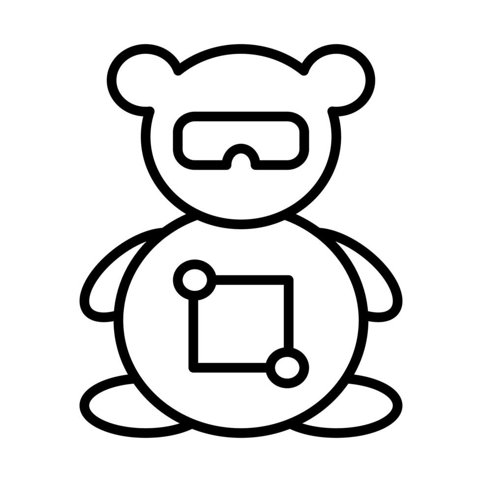 Smart Toy with Central AI Intelligence vector
