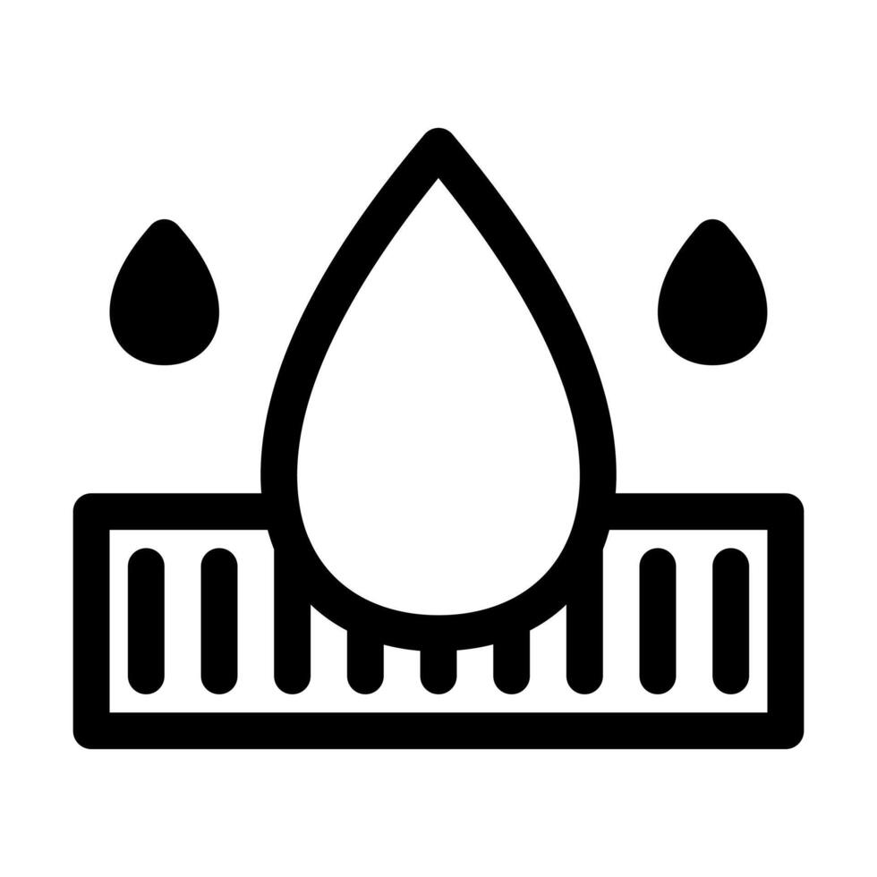 Water Drainage icon vector