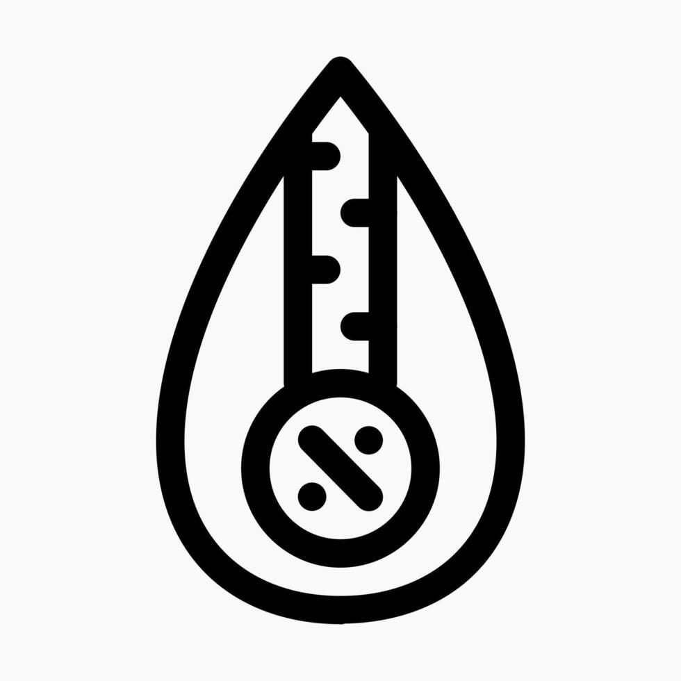 Water sensor icon vector