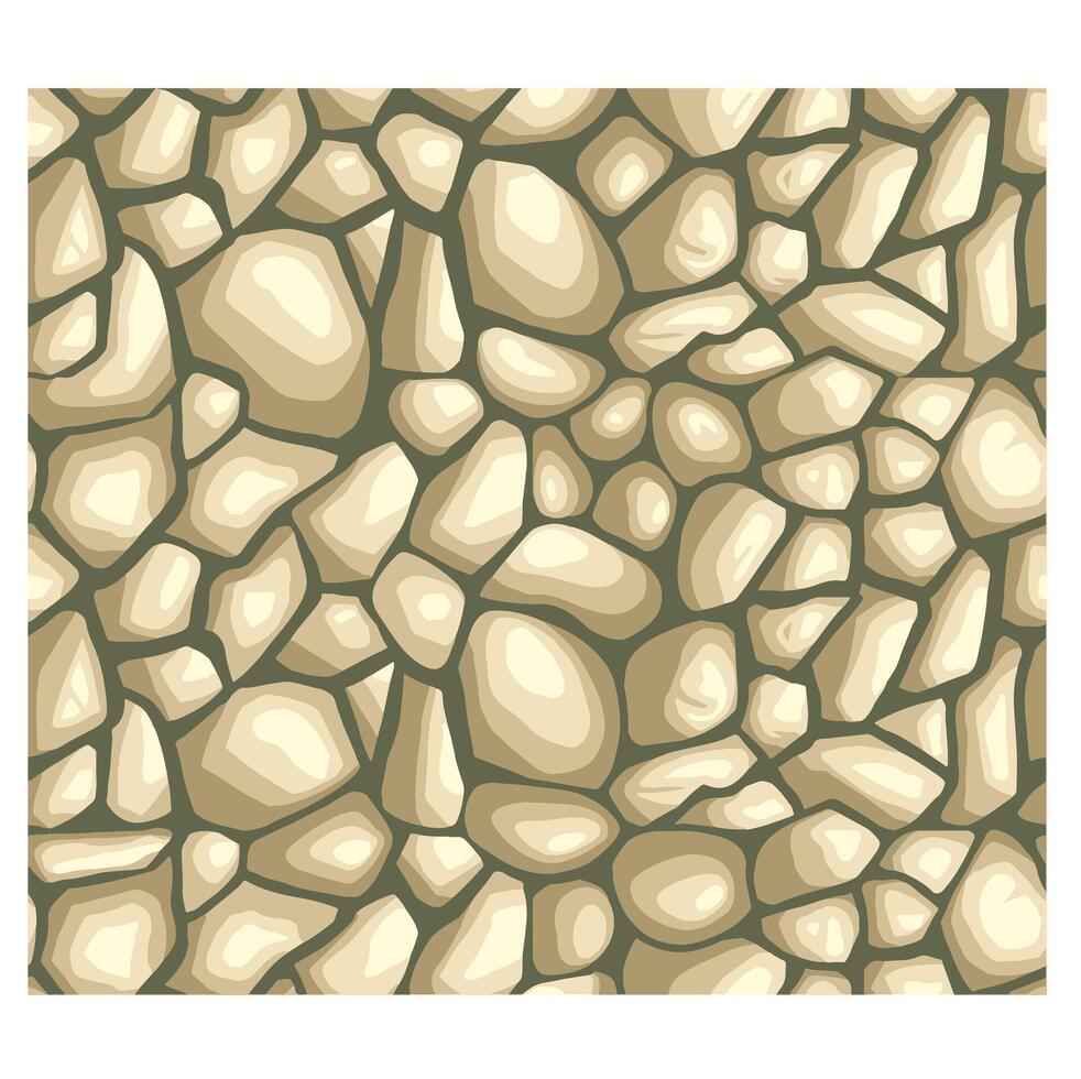 Seamless pattern texture stone wall vector