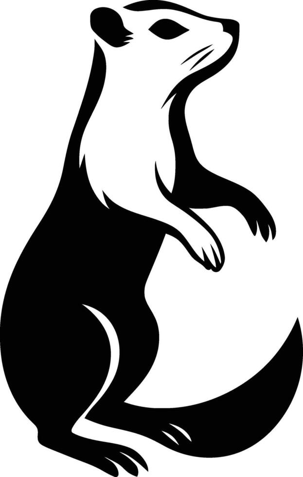 Groundhog Stylish Silhouette Art, Modern Groundhog Graphic vector