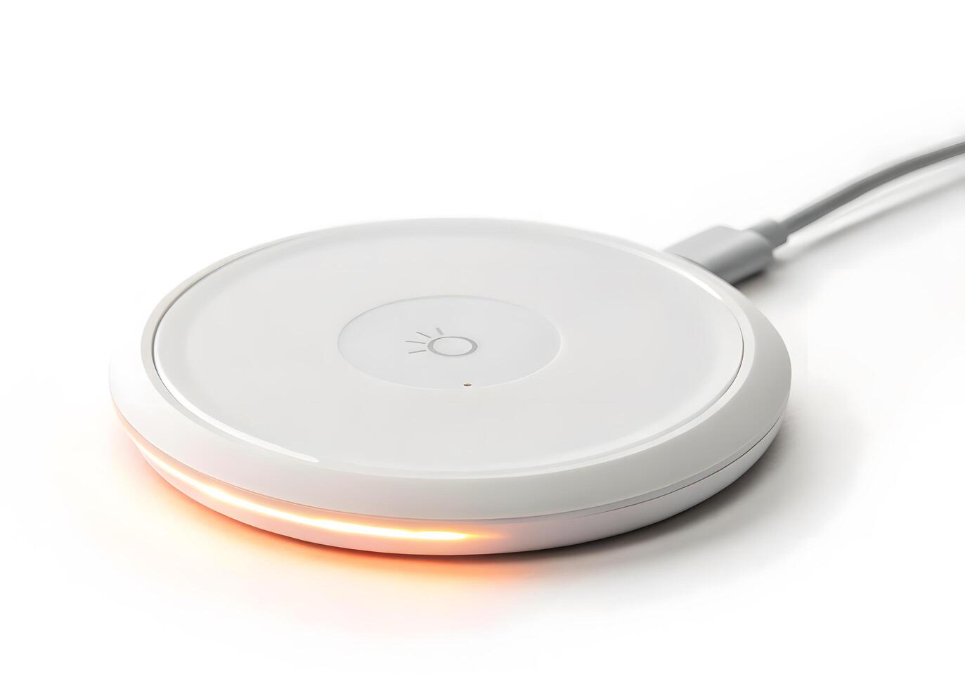 Wireless Charging Pad Glowing Minimal Photo
