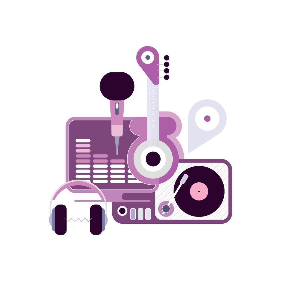 Audion Recording Studio vector