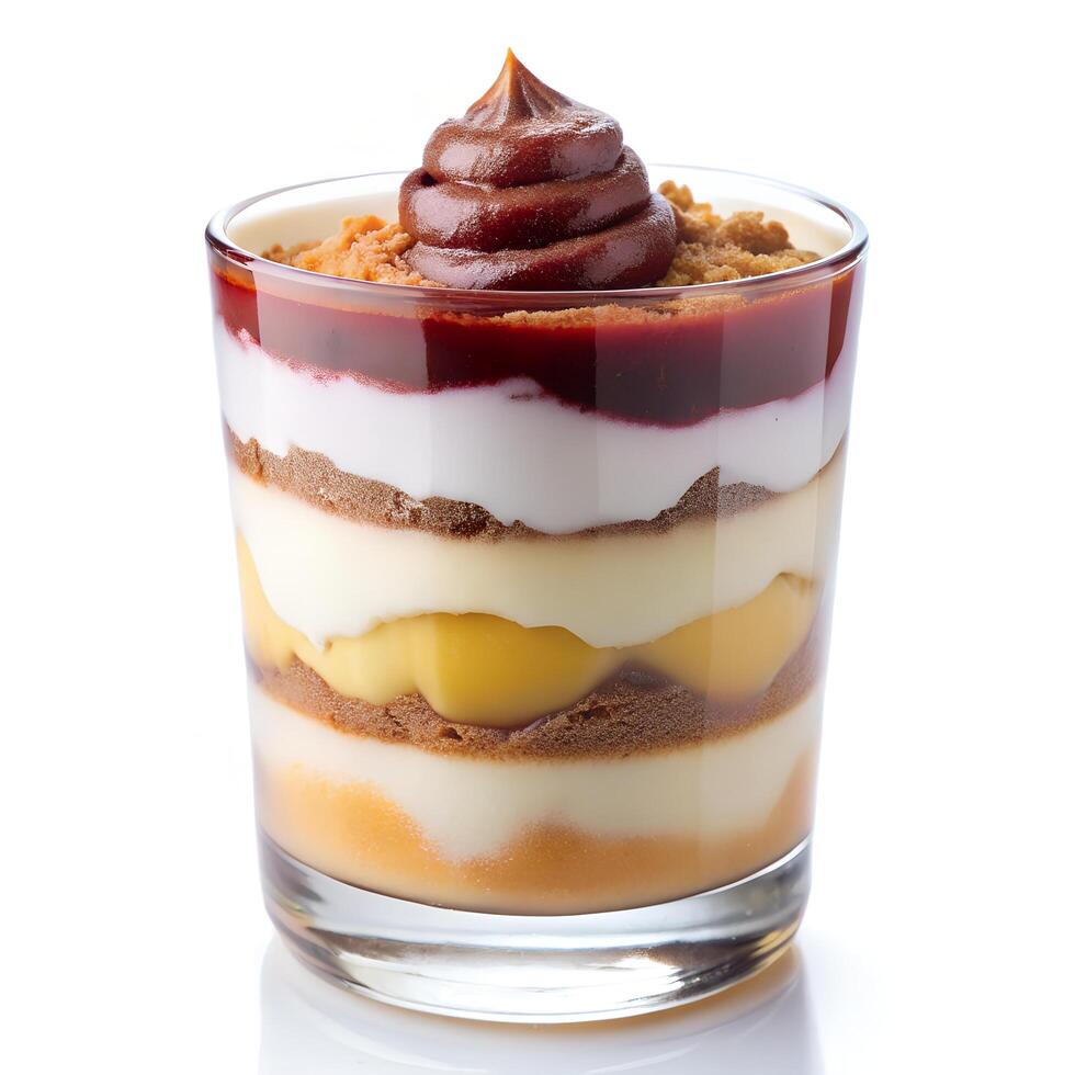Layered Ice Cream Parfait Photo