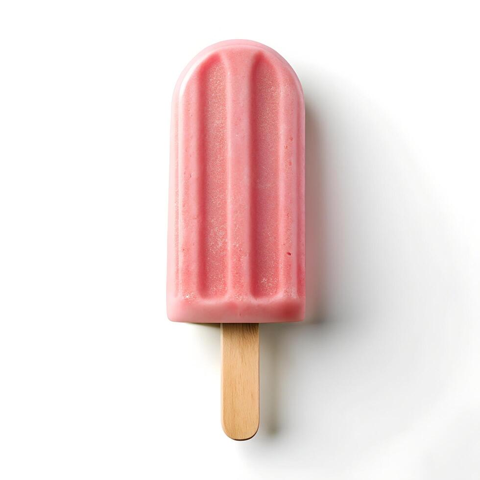 White Background Ice Cream Popsicle Photo