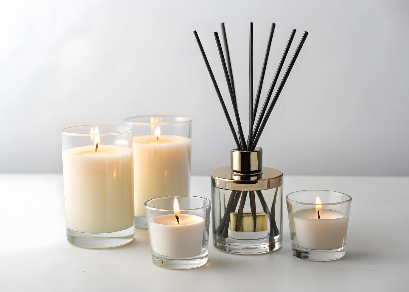 Home Fragrance Diffuser Candles Photo
