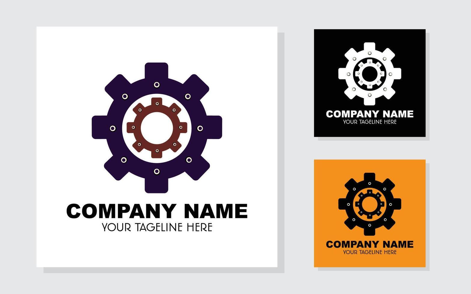 logo with engine theme. for company or product brand logo. vector