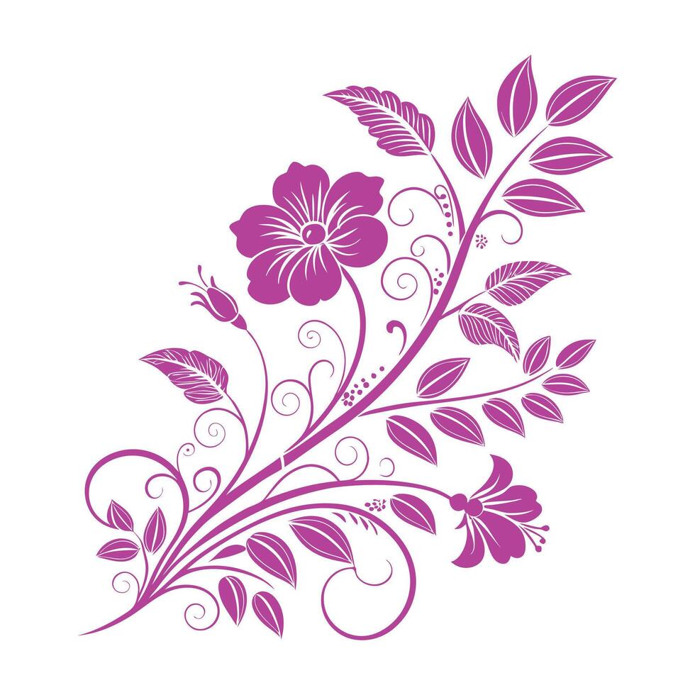 background flower template modern design vector