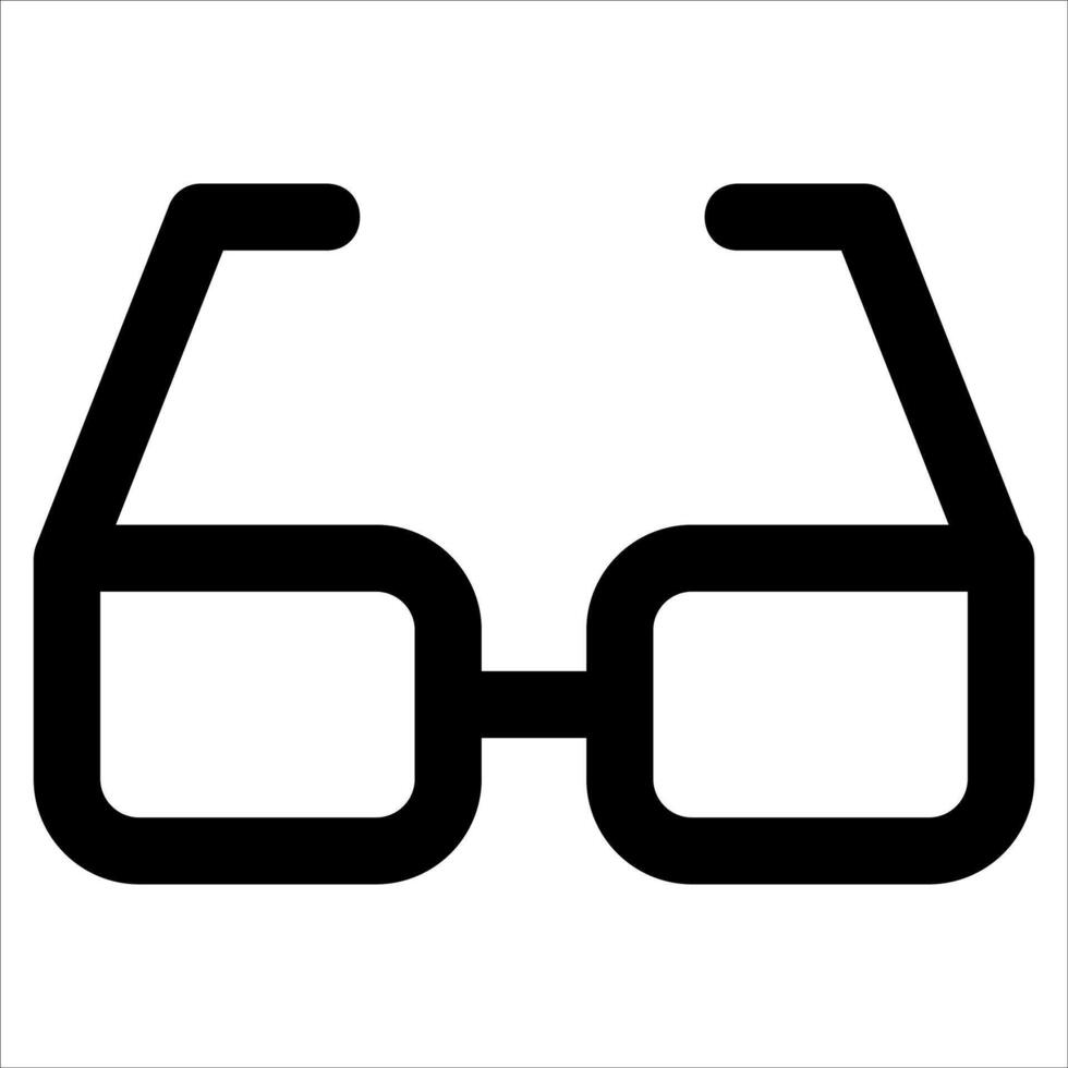 unique outline Glasses icon vector