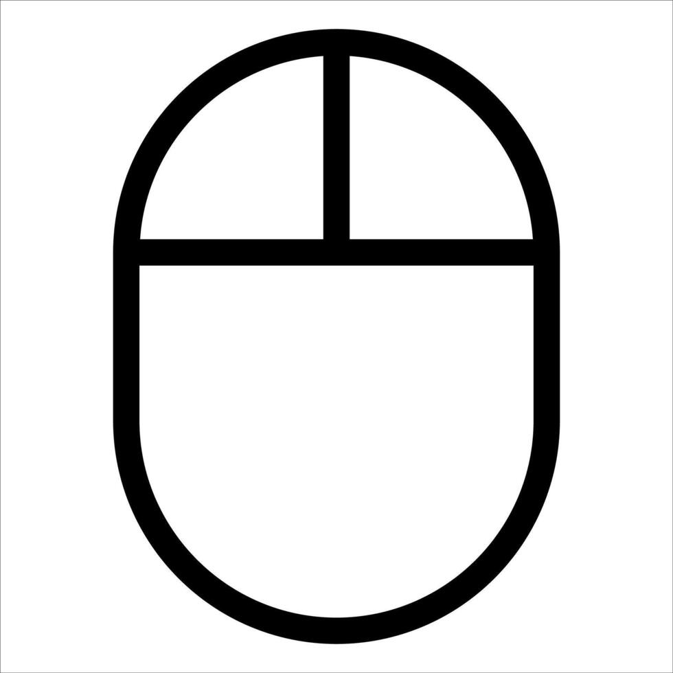 a new unique outline Mouse icon vector