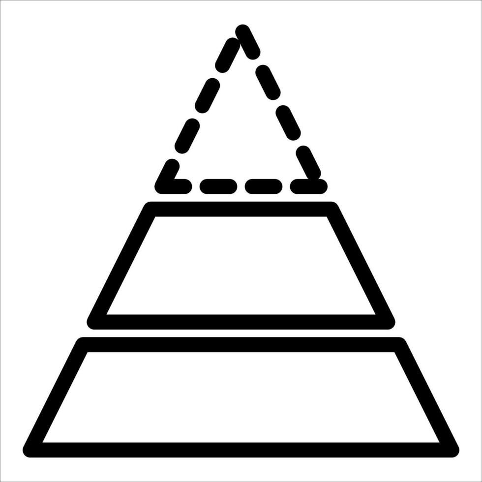 new Pyramid icon vector